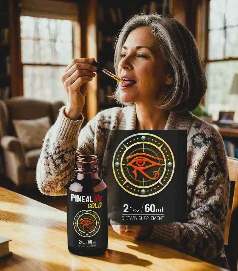 Pineal 10x Gold Liquid Formula Bottle Presentation